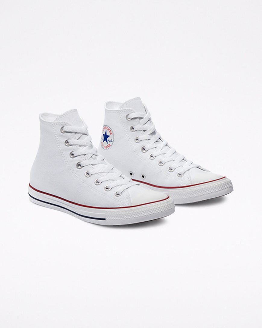 Tenisi Inalti Dama Converse Chuck Taylor All Star Clasici Albi | RO UIDWH806